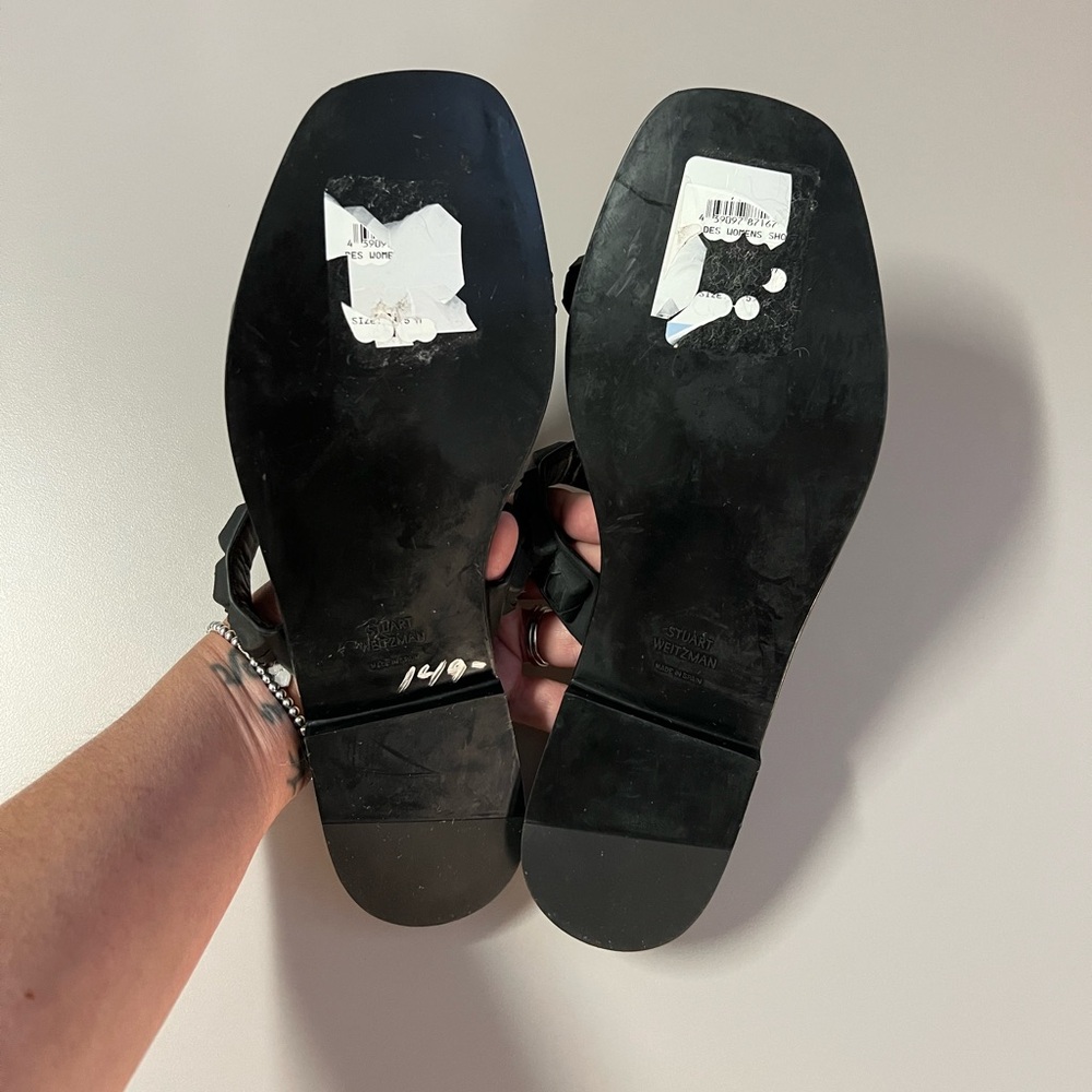 Stuart Weitzman Rosita Slide Sandals Size 9.5 - Picture 11 of 12